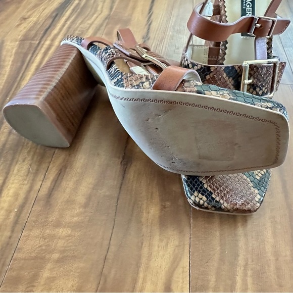 {Karl Lagerfeld} Marlow Snake print slingback heels Size: 9 - Picture 5 of 5